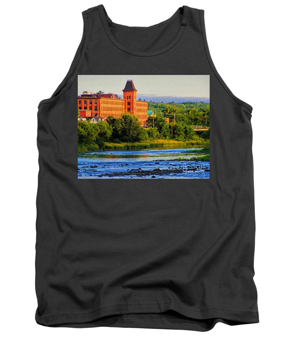 Marysville Tank Top featuring the photograph The Boss' Mill #1 by Carol Randall