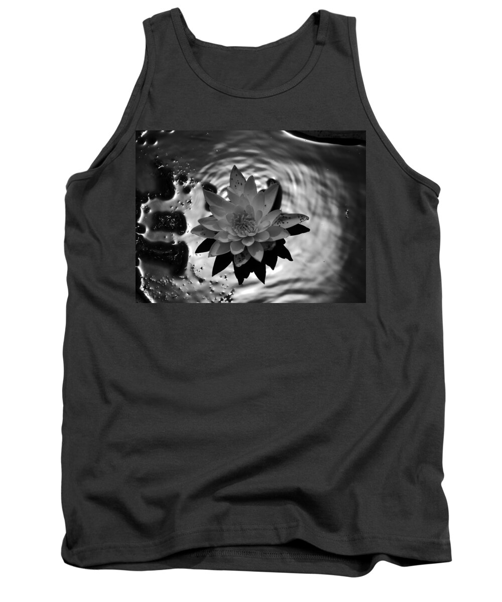 Jane Ford Tank Top featuring the photograph Water lily #1 by Jane Ford