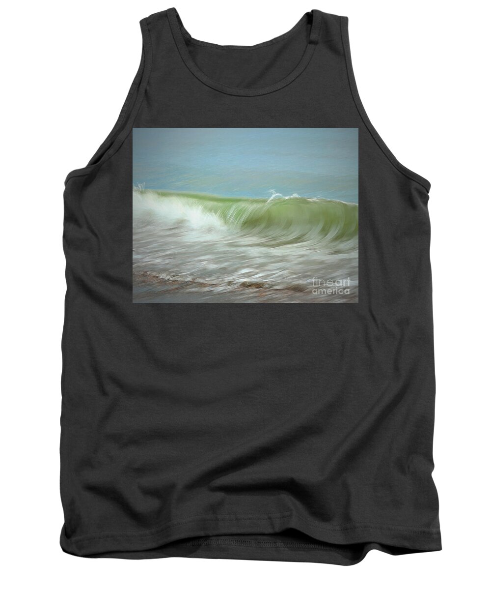 Wave Tank Top featuring the photograph Wave #1 by Nick Eagles