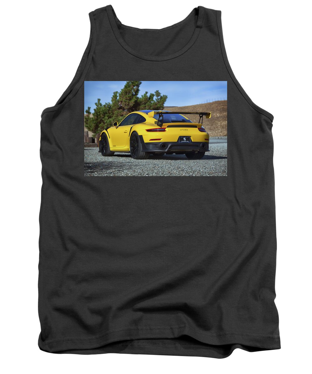 Cars Tank Top featuring the photograph #Porsche 911 #GT2RS #Print #2 by ItzKirb Photography