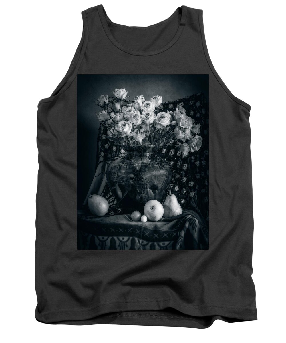 Vintage Tank Top featuring the photograph Vintage Roses #1 by Sandra Selle Rodriguez