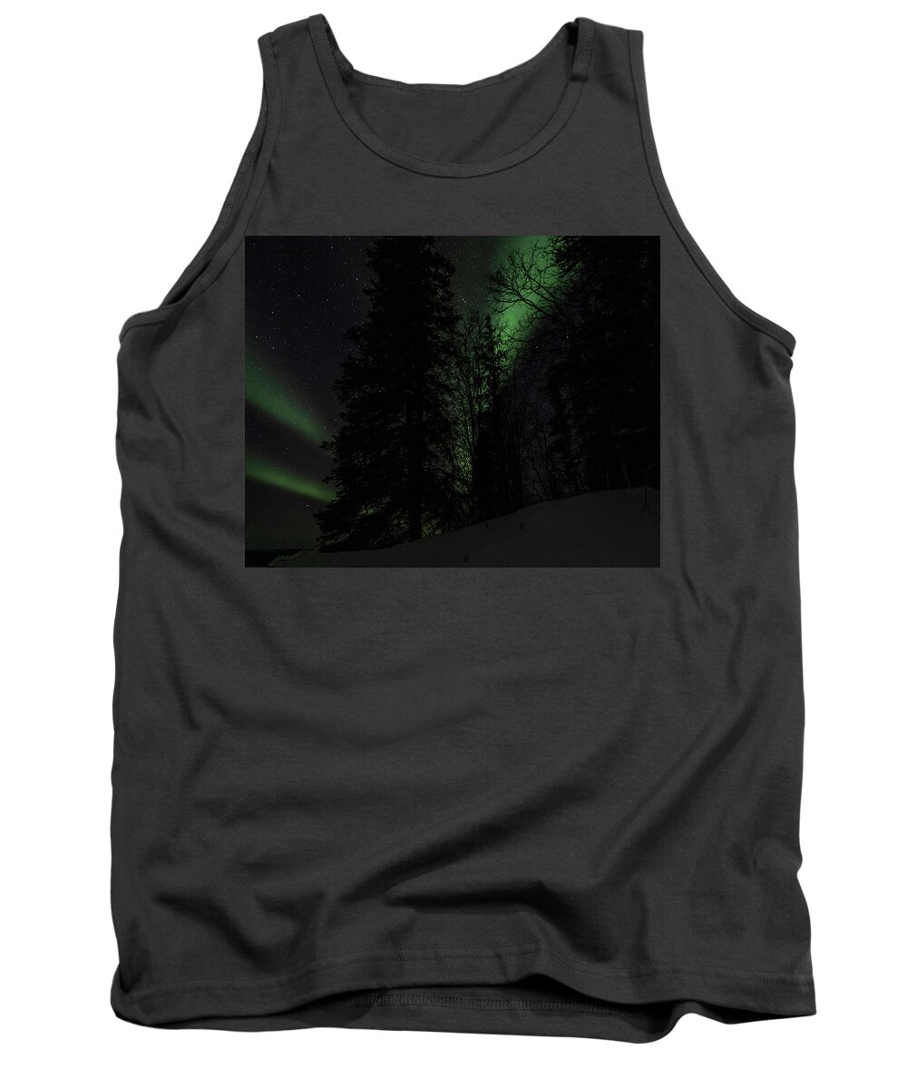 Aurora Borealis Tank Top featuring the photograph Northern Lights #20 by Laura Hedien