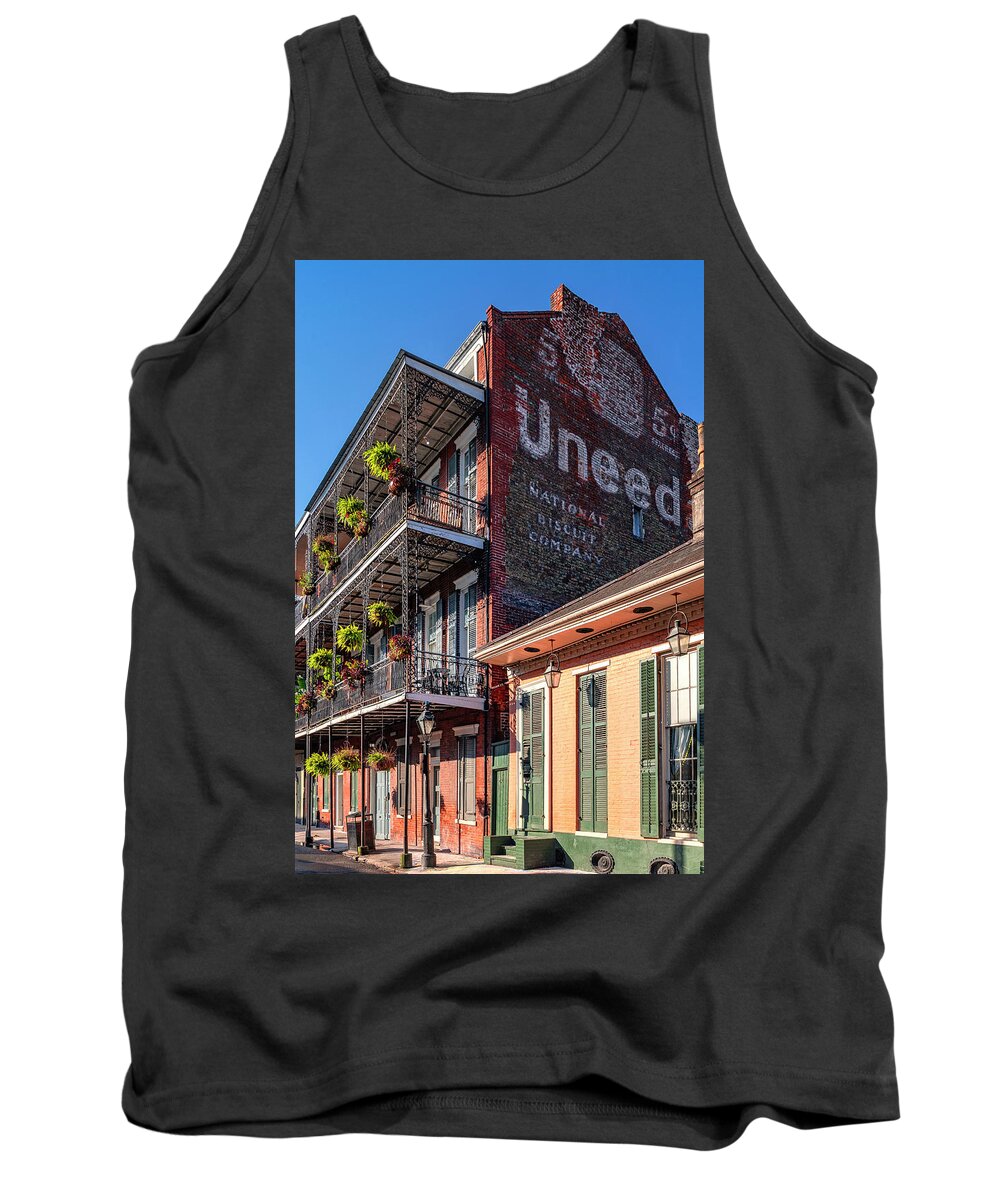 Estock Tank Top featuring the digital art French Quarter, New Orleans, La #9 by Claudia Uripos