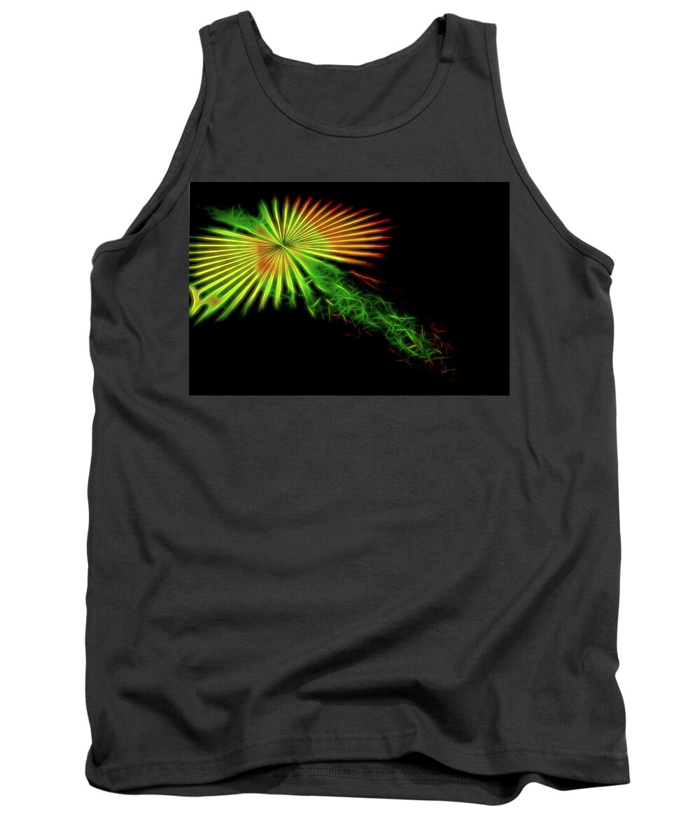 Art Tank Top featuring the photograph Abstract 47 by Steve DaPonte