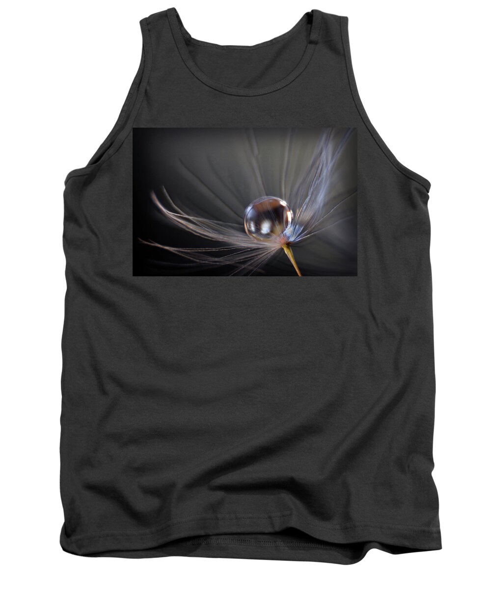 Macro Photograph Tank Top featuring the photograph Balanced by Michelle Wermuth