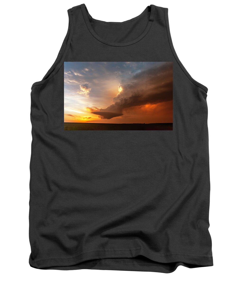 Tourism Tank Top featuring the photograph Blazing by Laura Hedien