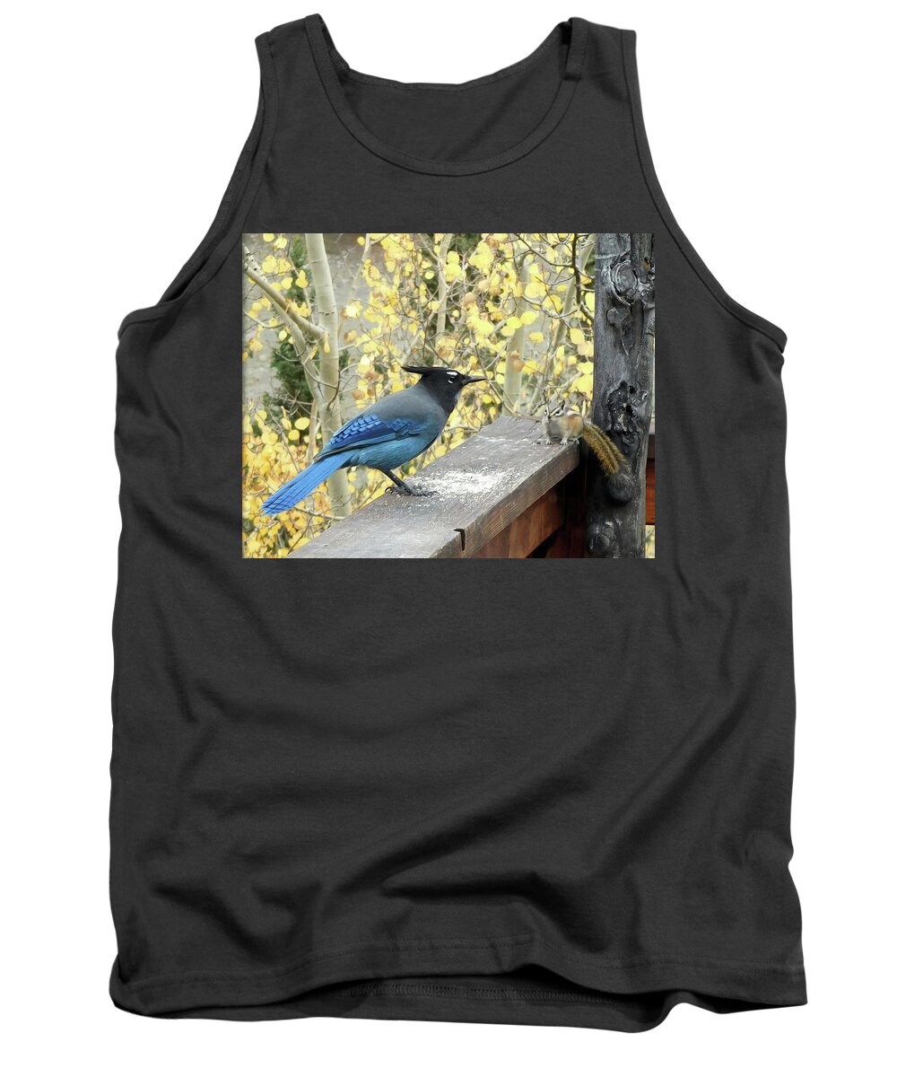 Birds Tank Top featuring the photograph Buddies by Karen Stansberry