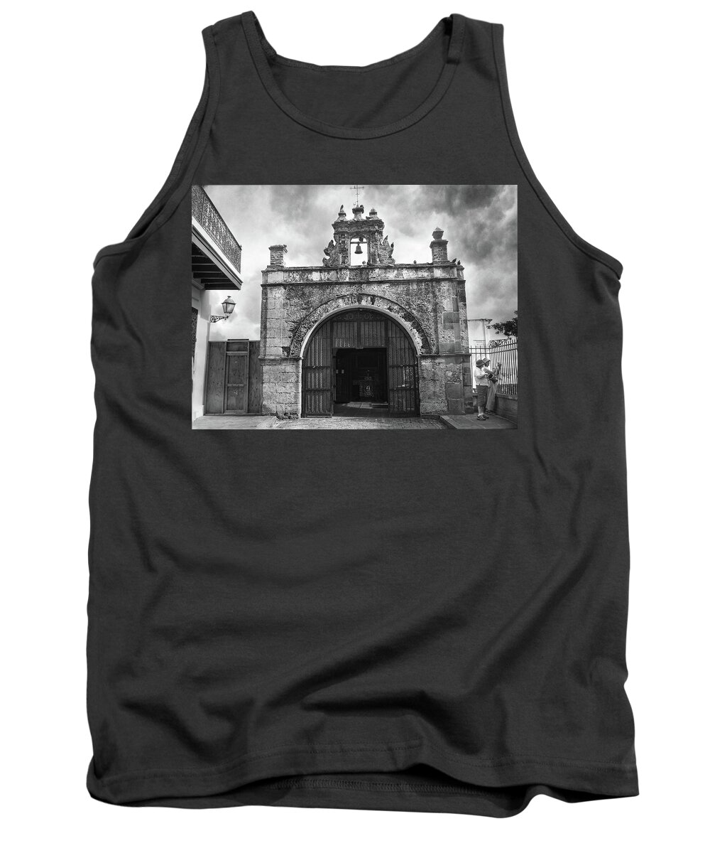 Historic Tank Top featuring the photograph Capilla Del Cristo by John Rivera