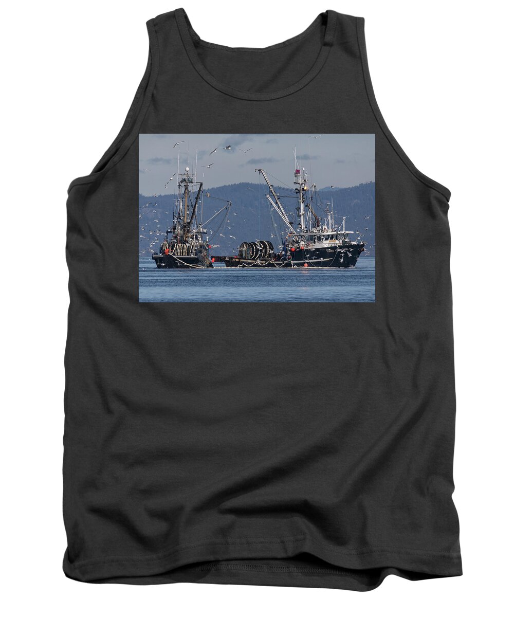 Viking Cavalier Tank Top featuring the photograph Cavalier Fisher by Randy Hall