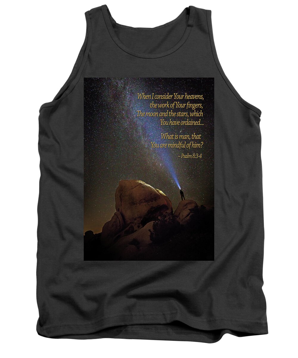 California Tank Top featuring the photograph Consider the Heavens by James Capo