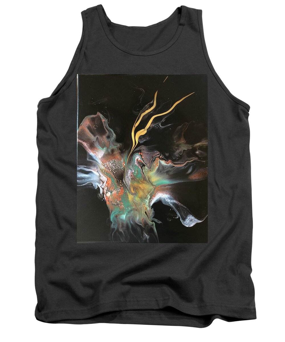 Acrylic Tank Top featuring the painting Culmination by Christy Sawyer