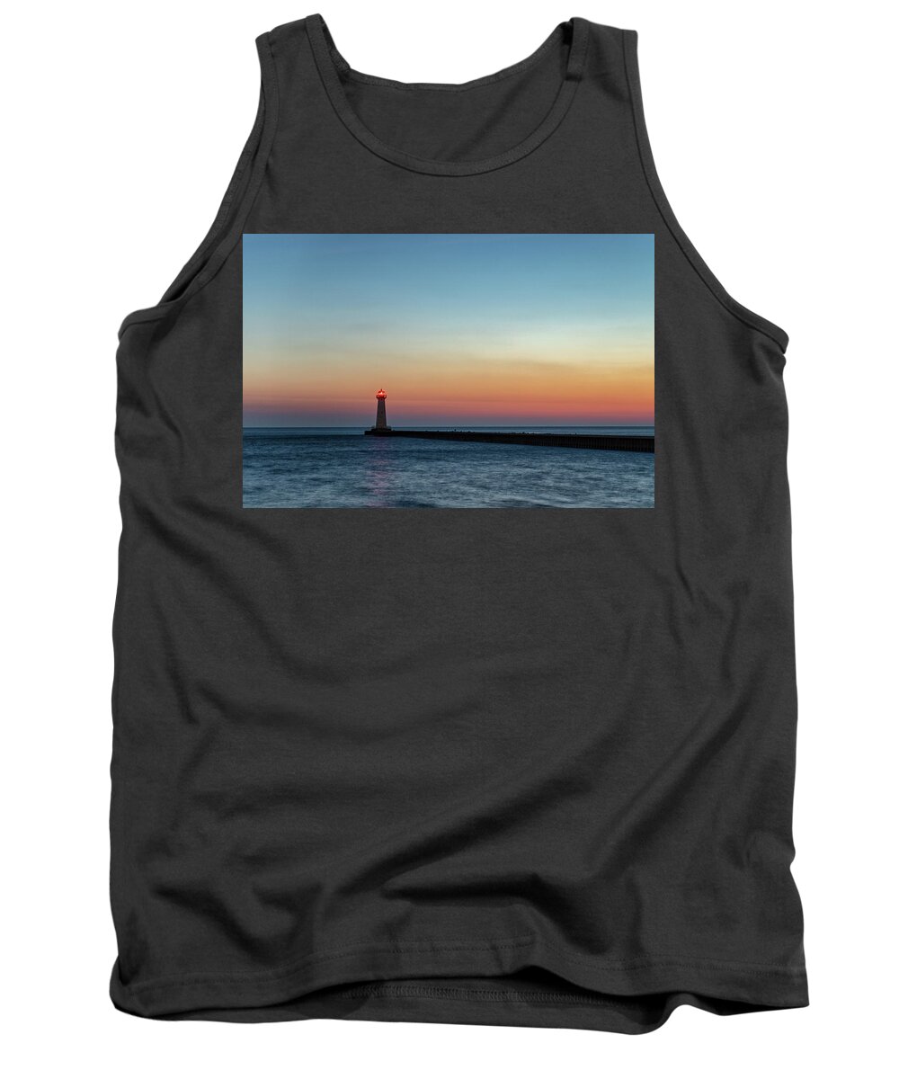 Lake Ontario Tank Top featuring the photograph Dawn at Sodus Point by Rod Best