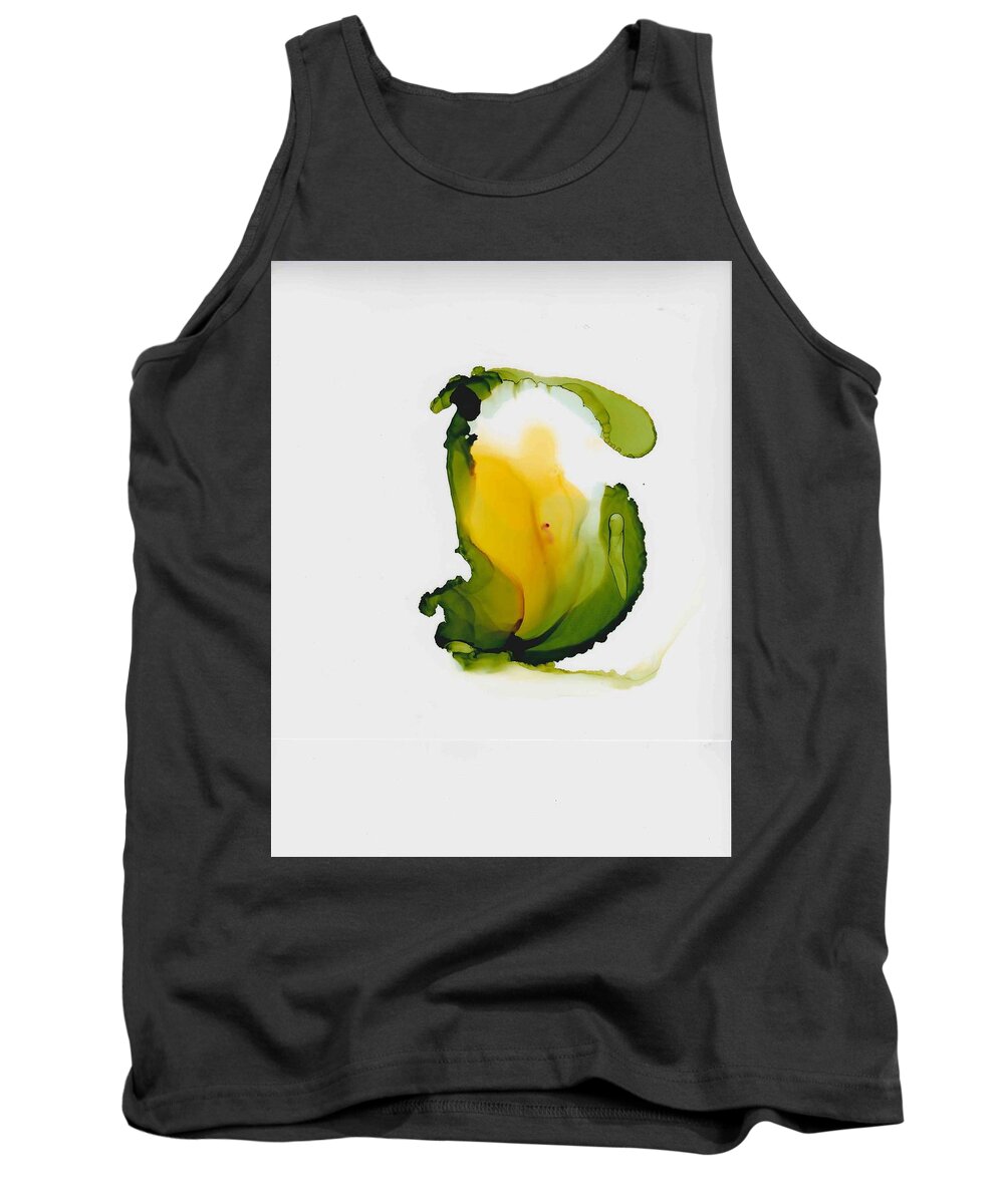 Unfolding Tank Top featuring the painting Dawning by Christy Sawyer