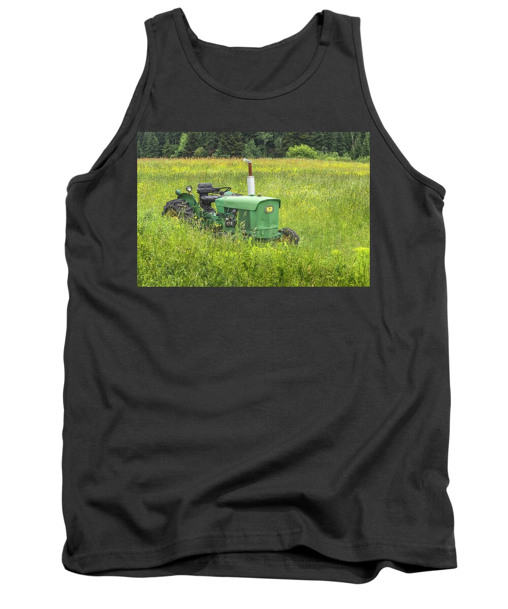 Tractor Tank Top featuring the photograph Deere Country by Rod Best
