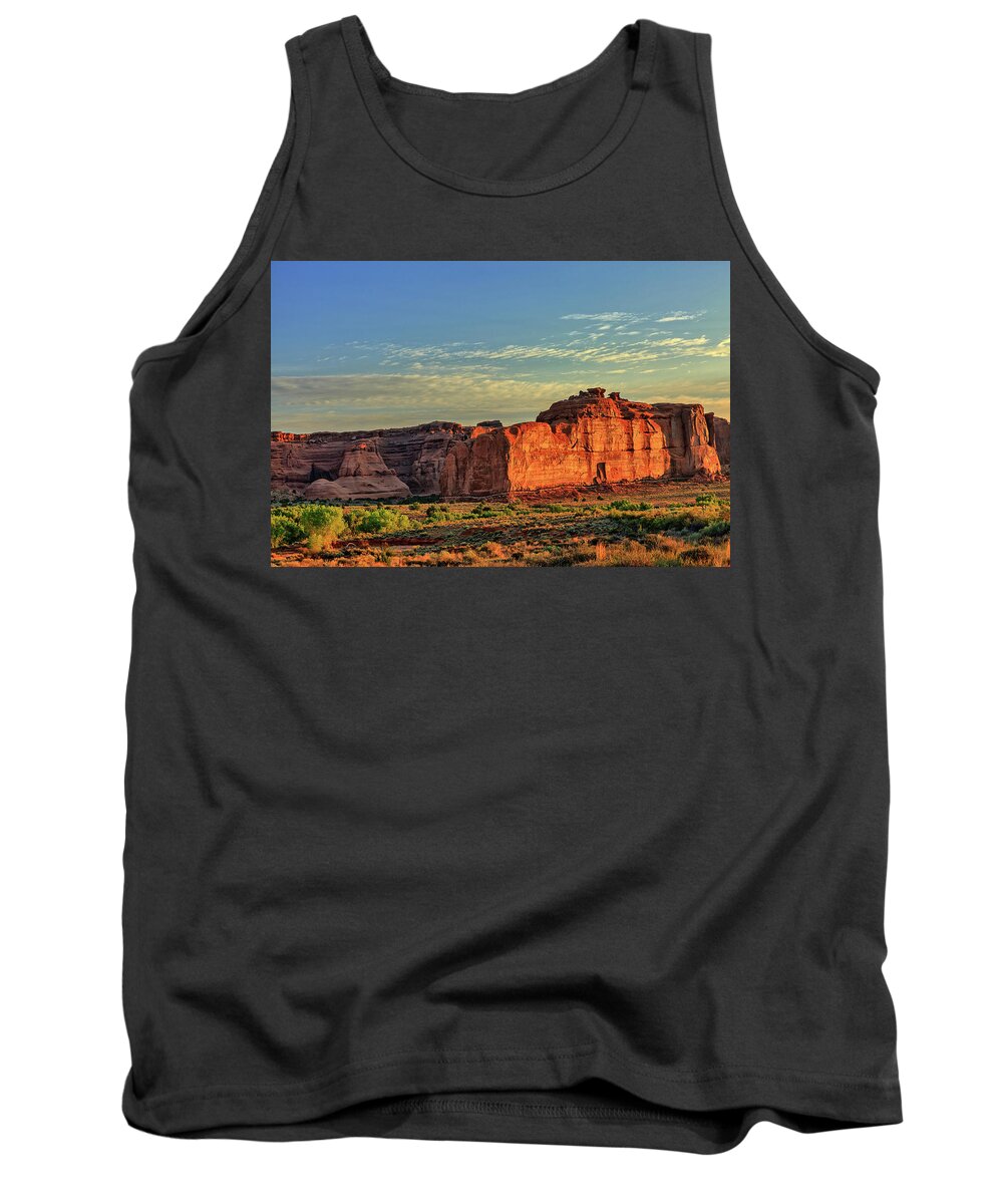 Arches National Park Tank Top featuring the photograph Desert Sunrise in Color by Kyle Lee