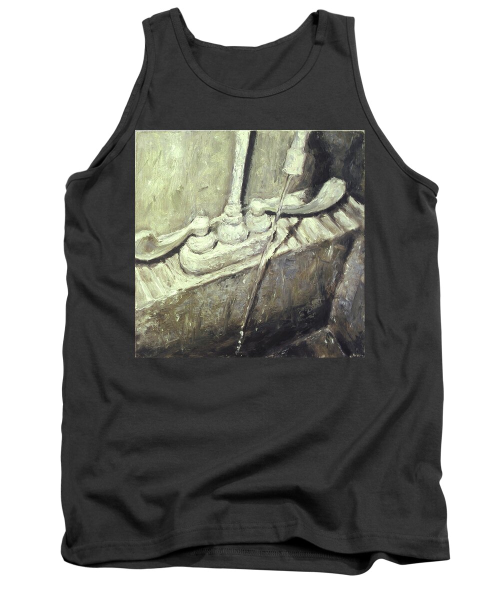 Sink Tank Top featuring the painting Domestication #7 by Janet Zoya