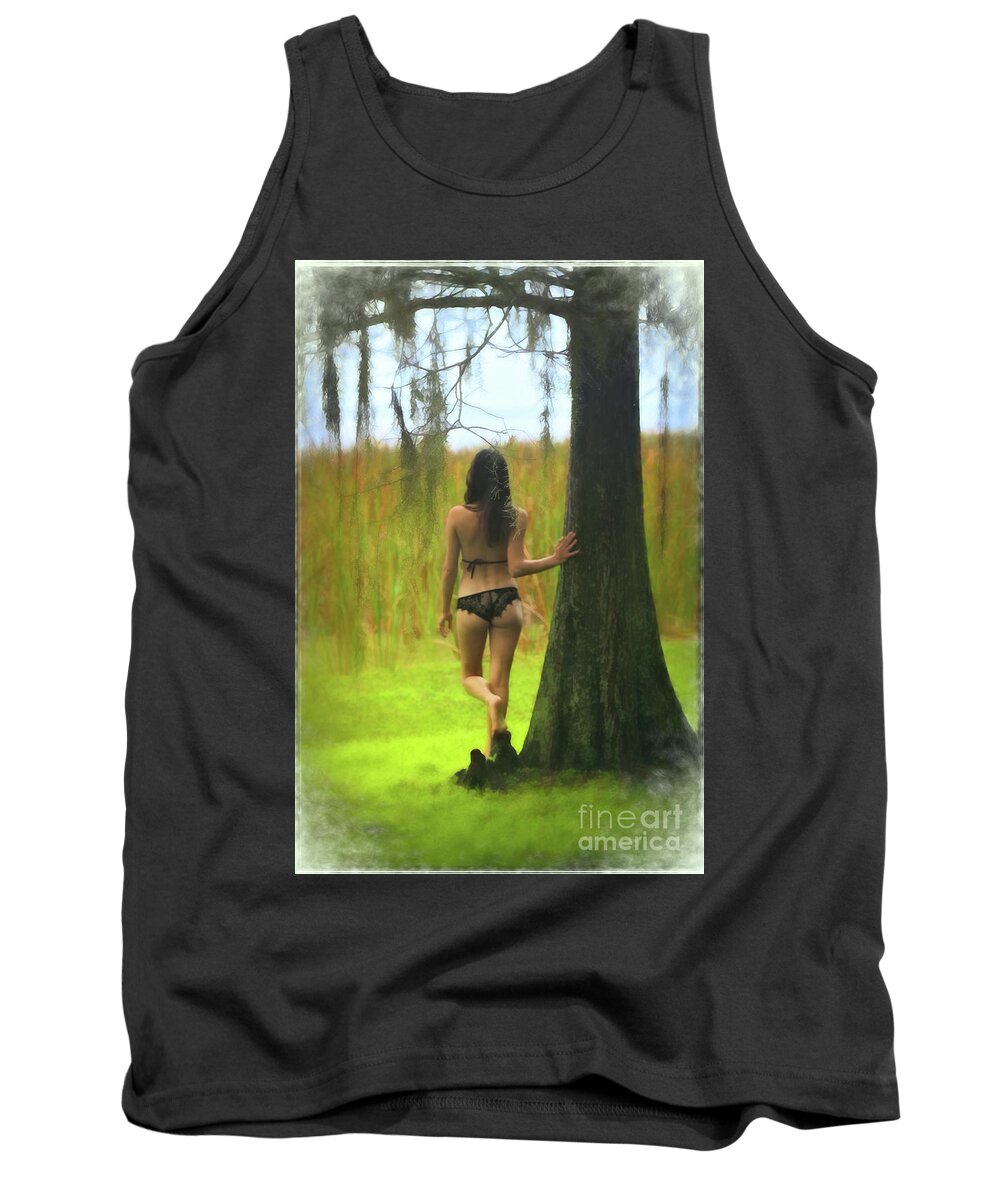 Dark Tank Top featuring the photograph Endless Possibilities by Recreating Creation