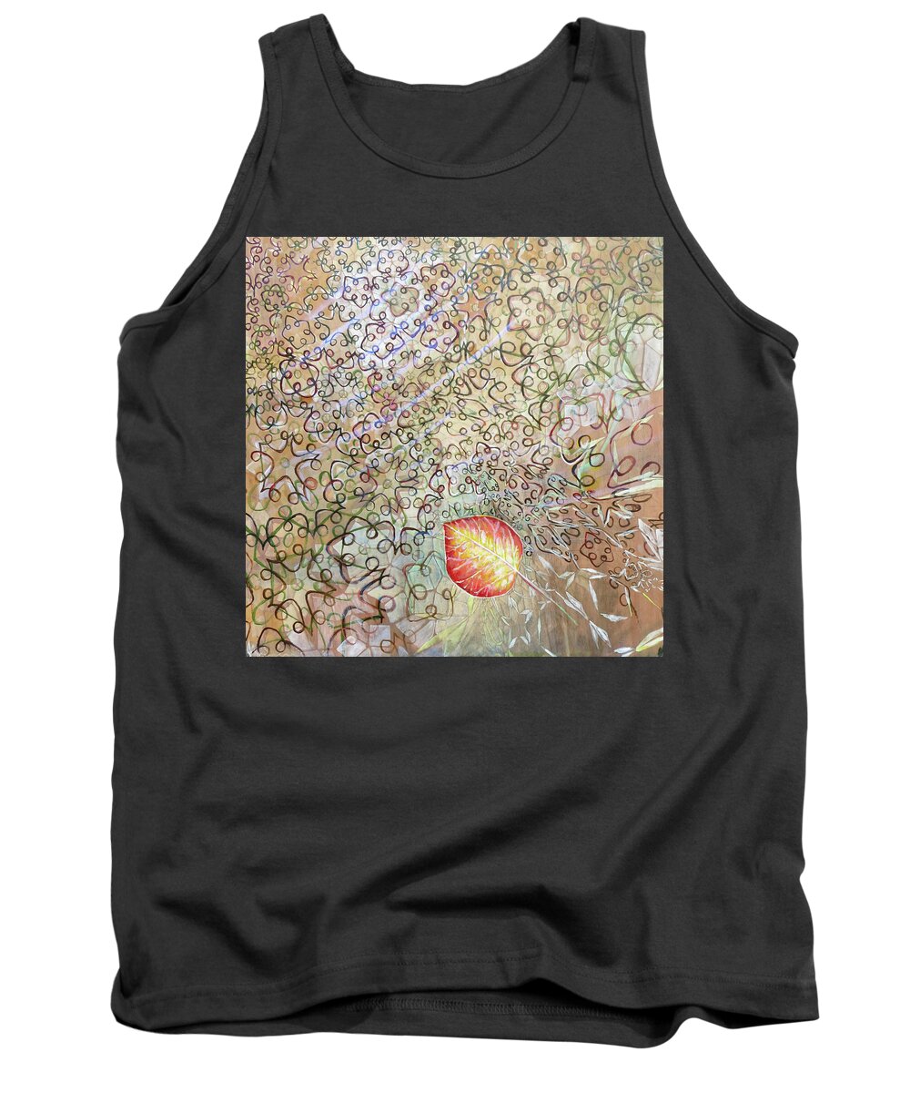 Acrylic Tank Top featuring the painting Fall by Jeremy Robinson