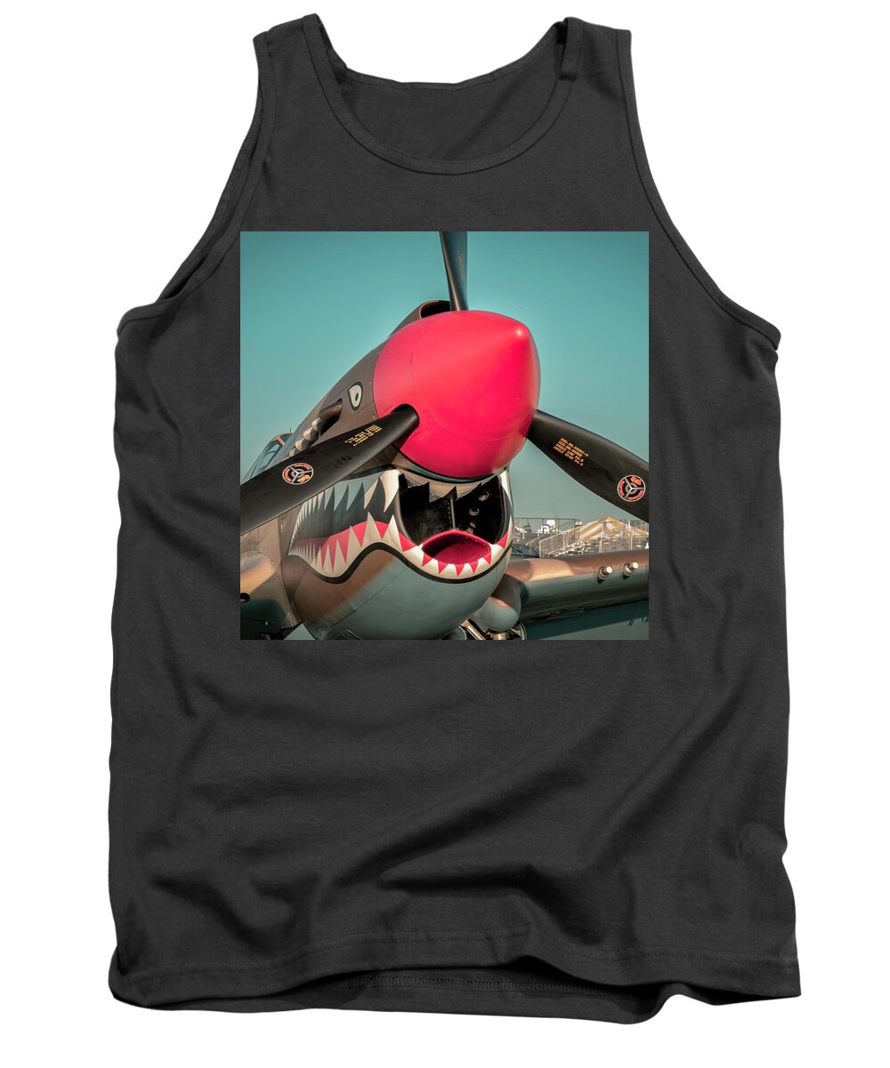 Fighter Tank Top featuring the photograph Gonna Get Ya by Laura Hedien