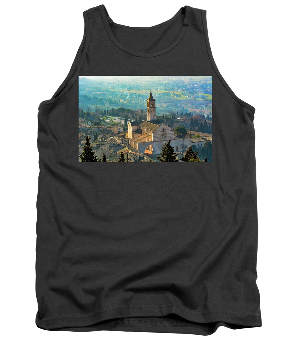 Assisi Tank Top featuring the photograph Good Morning, Assisi by Marcy Wielfaert