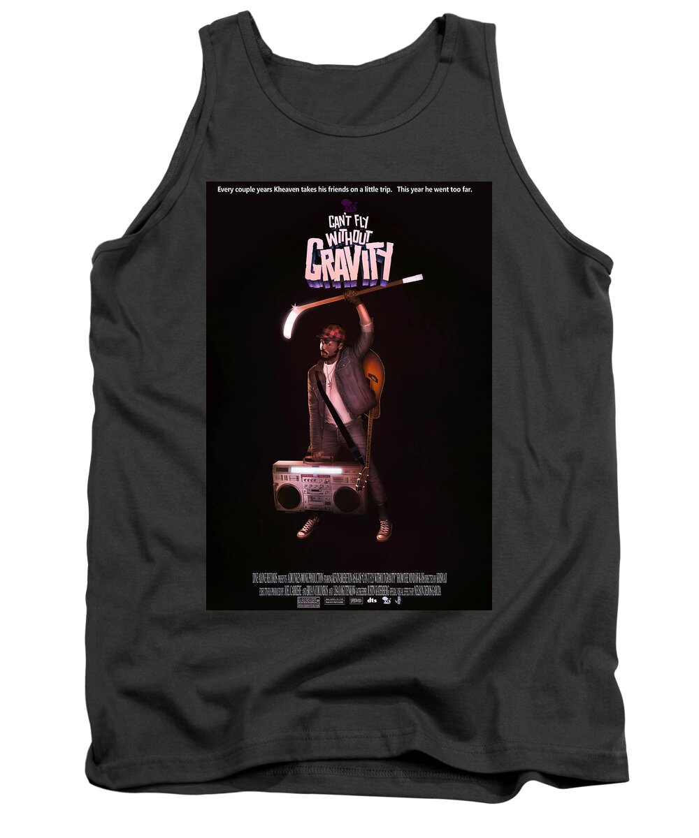  Tank Top featuring the digital art Gravity by Nelson Dedos Garcia