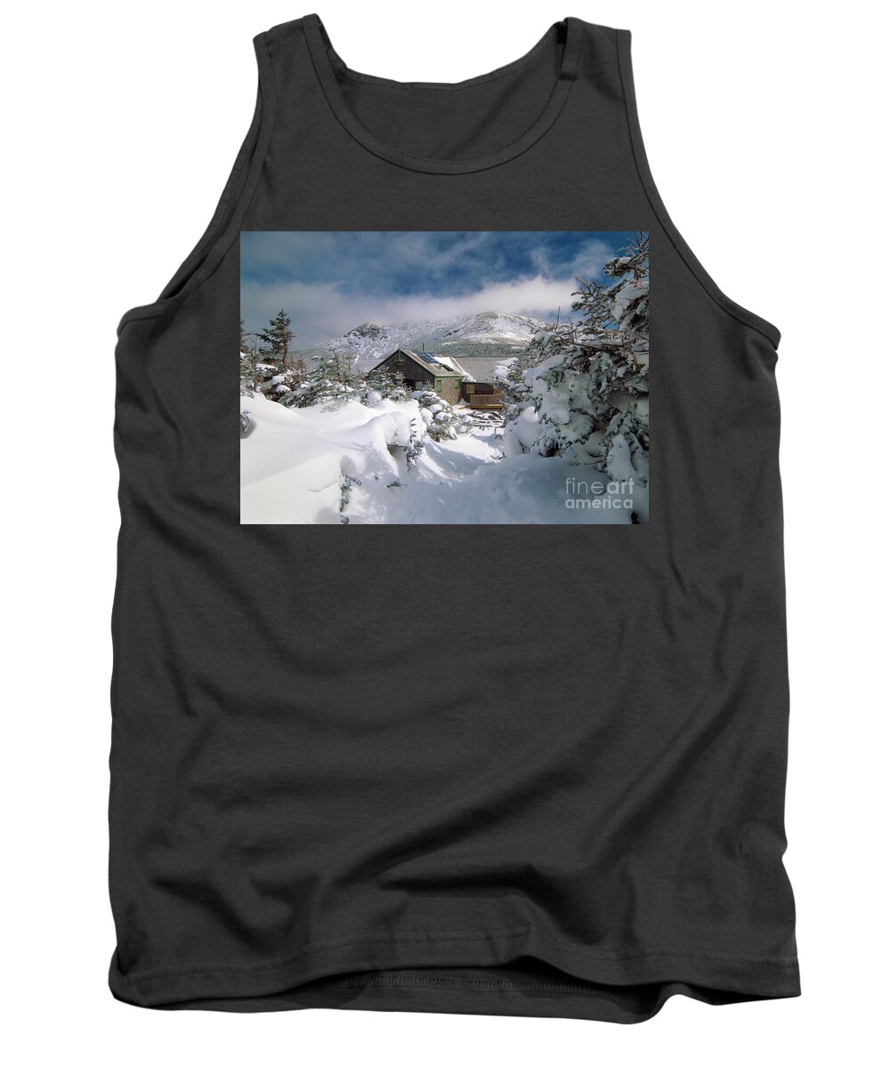 Appalachian Trail Tank Top featuring the photograph Greenleaf Hut - White Mountains New Hampshire by Erin Paul Donovan
