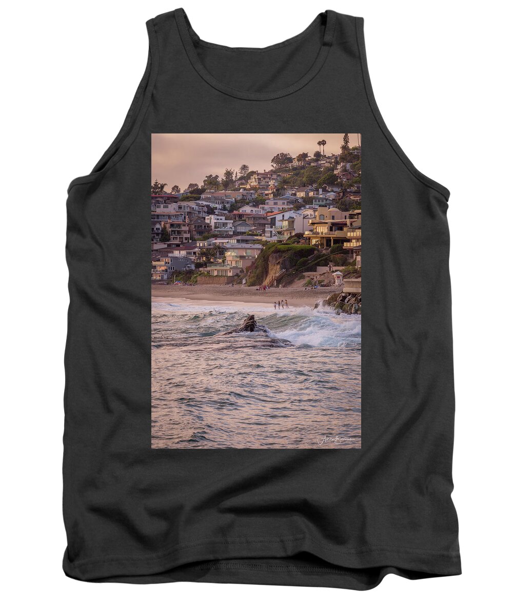 Ocean Tank Top featuring the photograph Homes With a View by Aaron Burrows