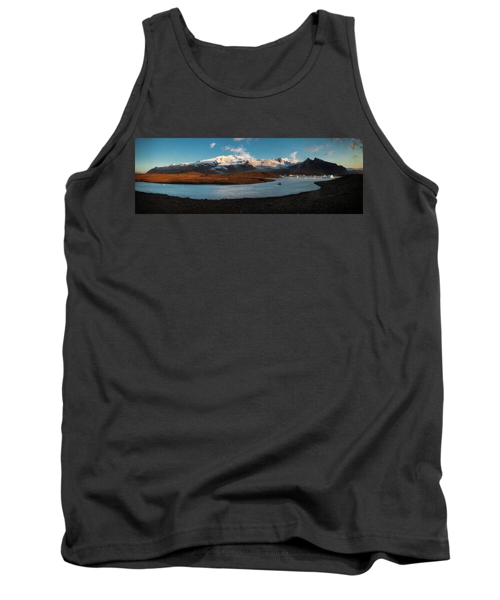 Iceland Tank Top featuring the photograph Iceland Panorama by Peter OReilly