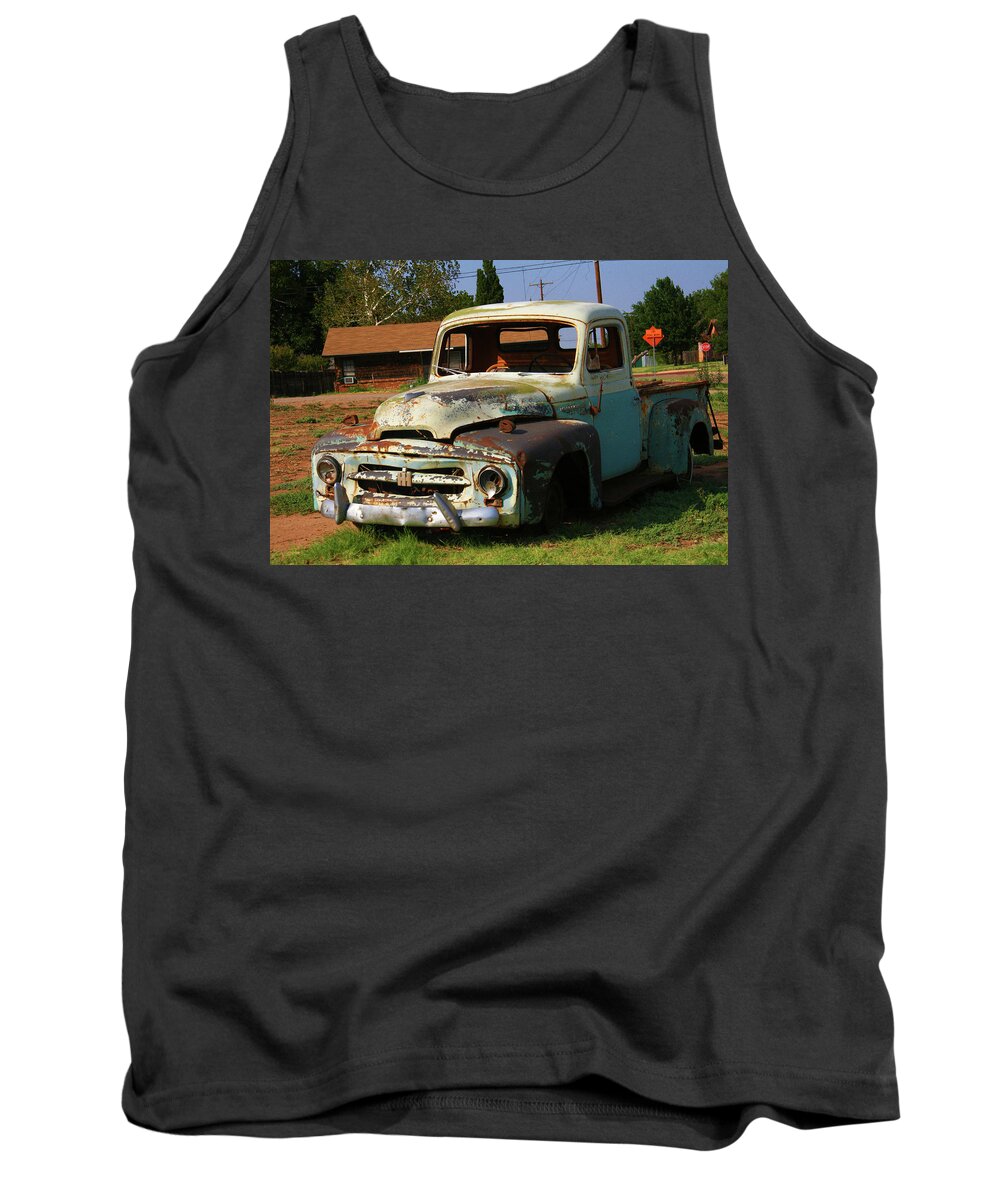 Pickup Tank Top featuring the photograph I'm still here by Giorgio Tuscani