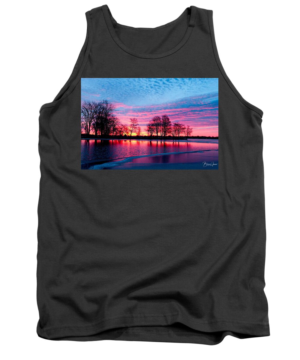  Tank Top featuring the photograph Indian Lake Sunrise by Brian Jones