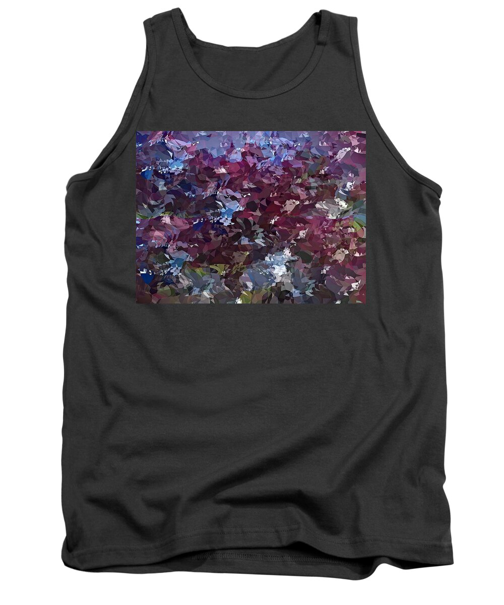 Lilac Tank Top featuring the digital art It's Lilac by David Manlove