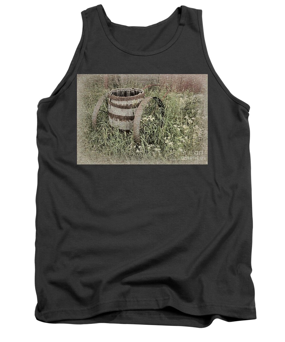 Photography Tank Top featuring the digital art Long Ago by Kathie Chicoine
