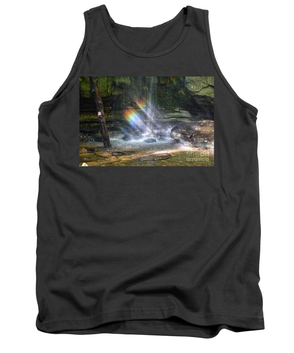 Lost Creek Falls Tank Top featuring the photograph Lost Creek Falls 3 by Phil Perkins