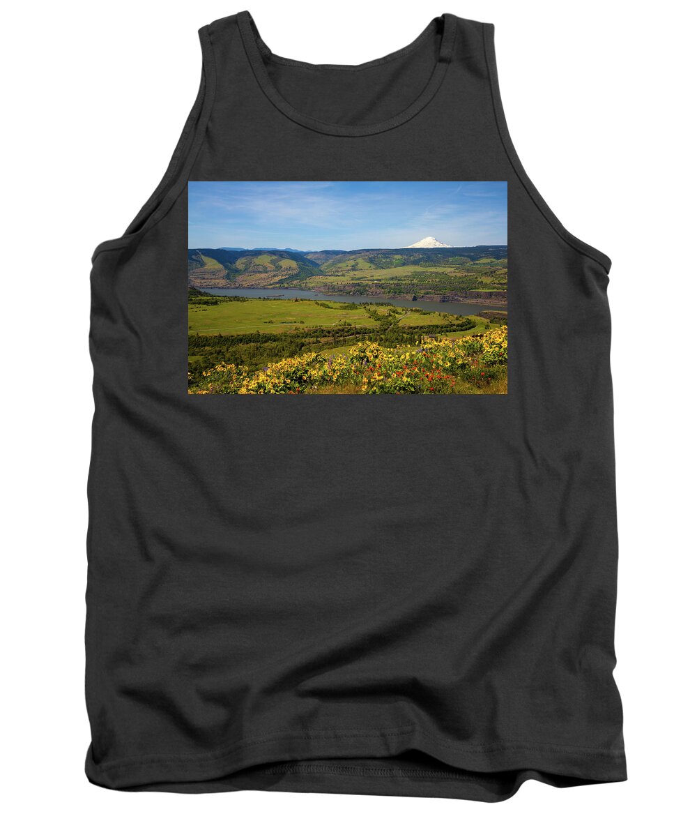 Wildflowers Tank Top featuring the photograph Meadow of Wildflowers by Aashish Vaidya