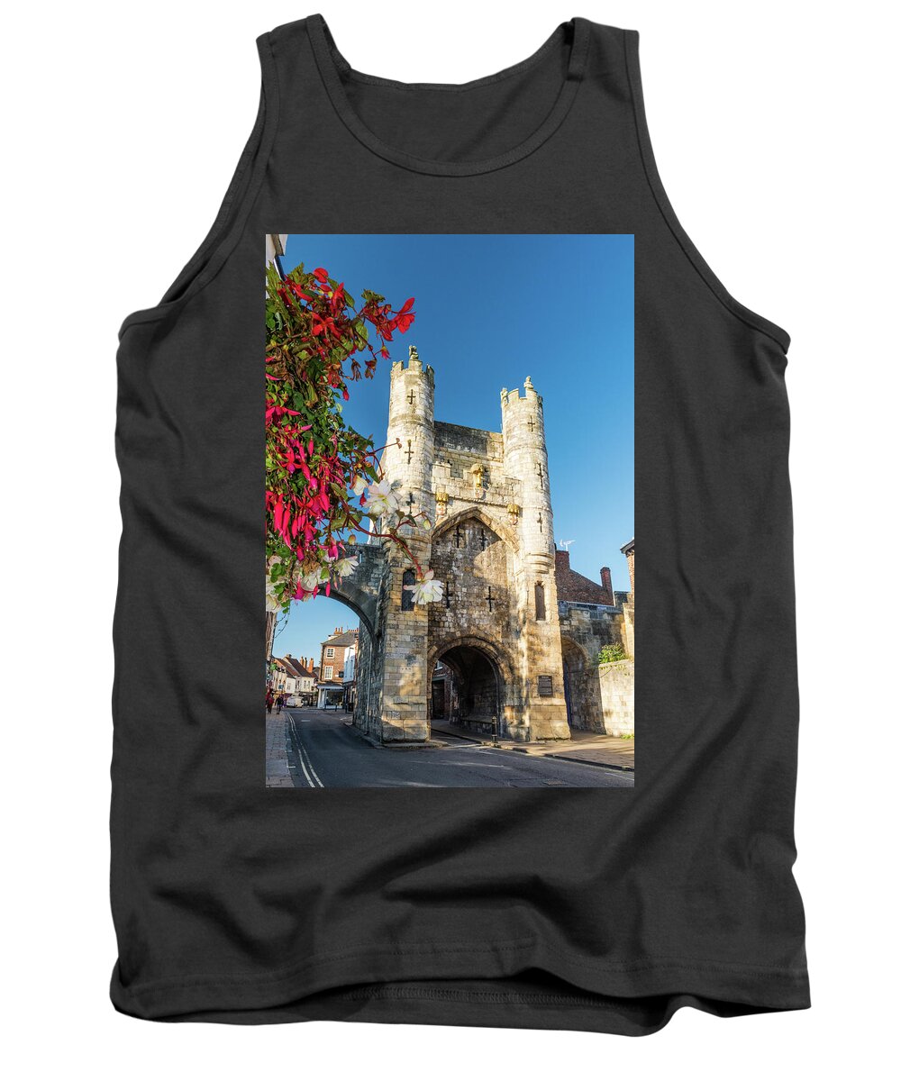 Monk Bar Tank Top featuring the photograph Monk Bar, York, Yorkshire by David Ross