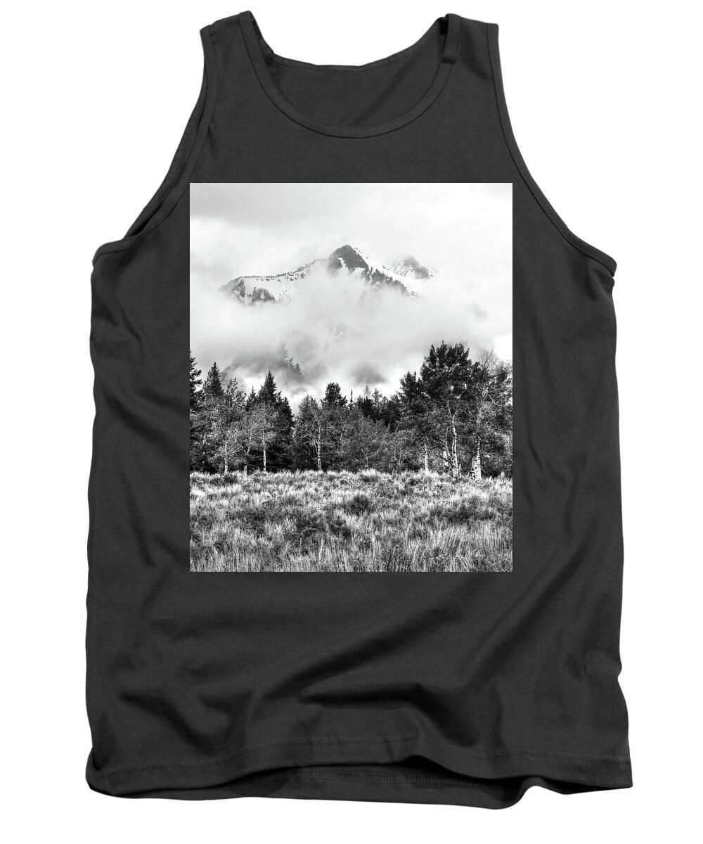 Sawtooth Mountains Tank Top featuring the photograph Montana Mist by Randall Dill