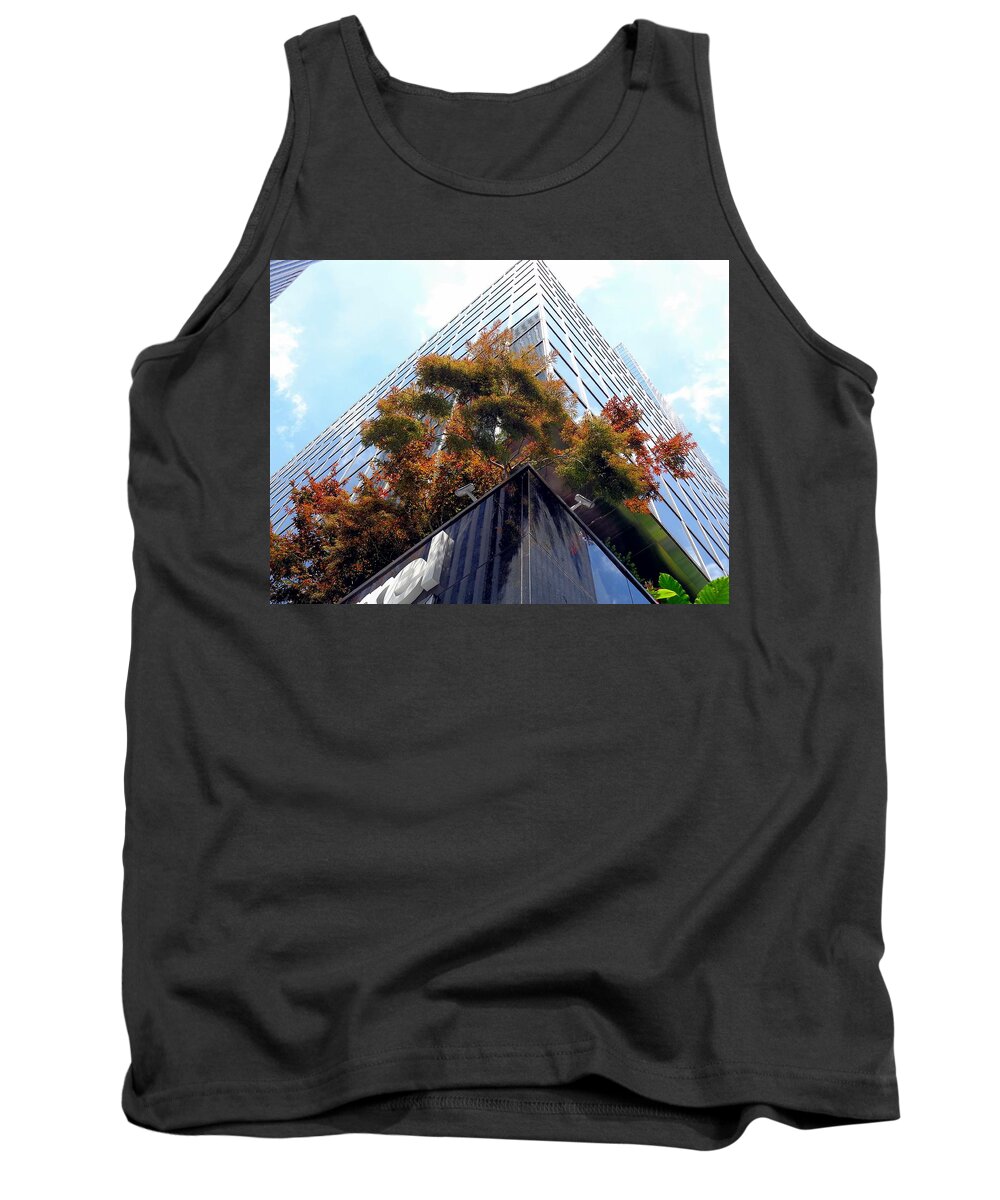 Building Tank Top featuring the photograph NYC-Architecture by Thomas Schroeder