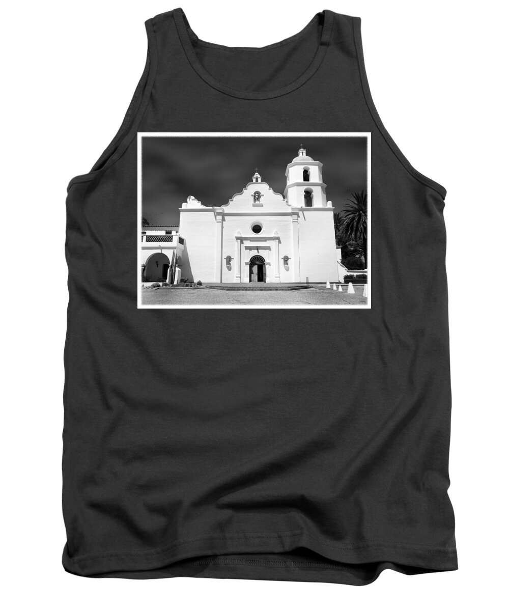 California Missions Tank Top featuring the photograph Old Mission San Luis Rey de Francia by Glenn McCarthy Art and Photography
