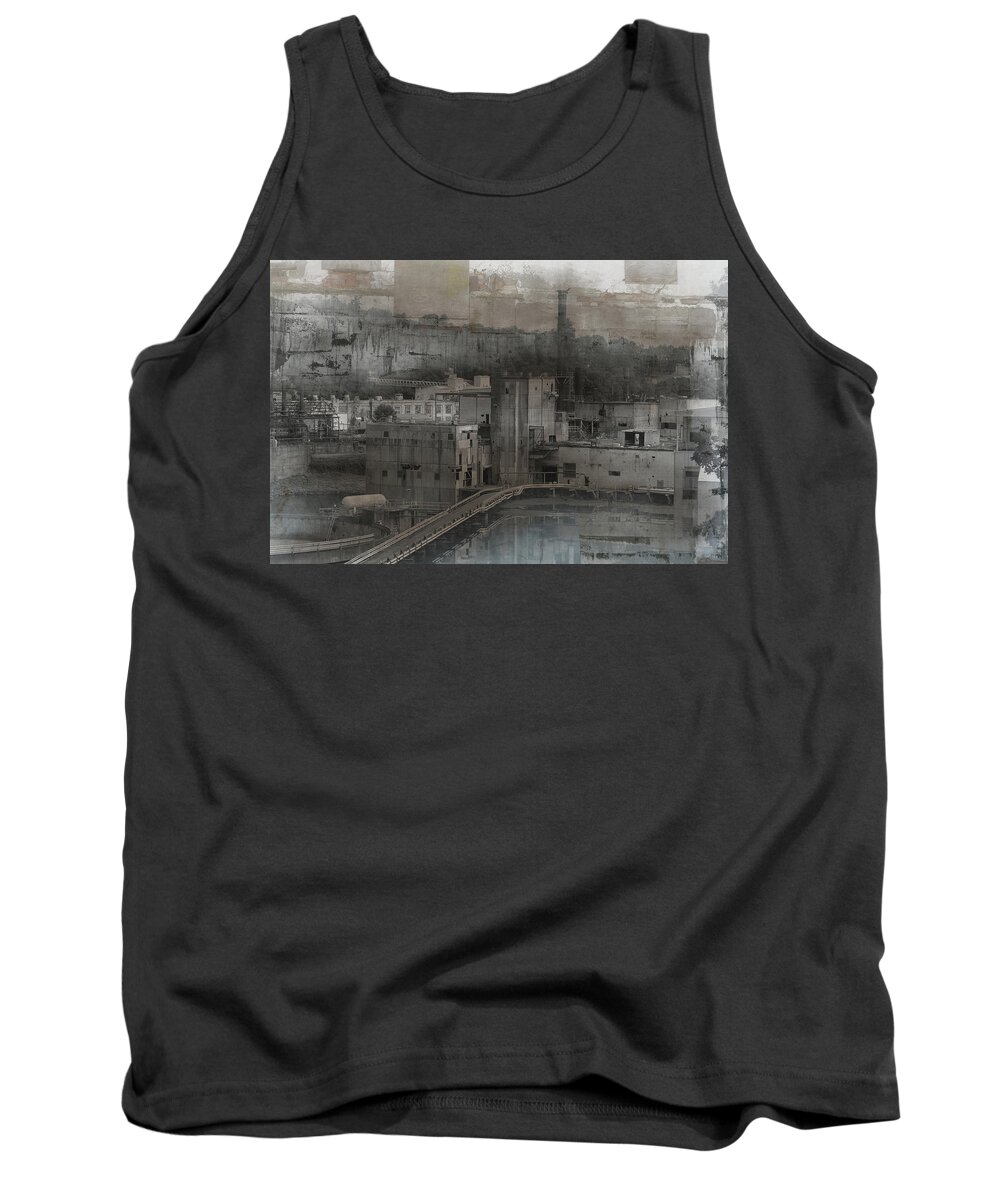Abstract Tank Top featuring the photograph Oregon city light abstract by Jeff Burgess