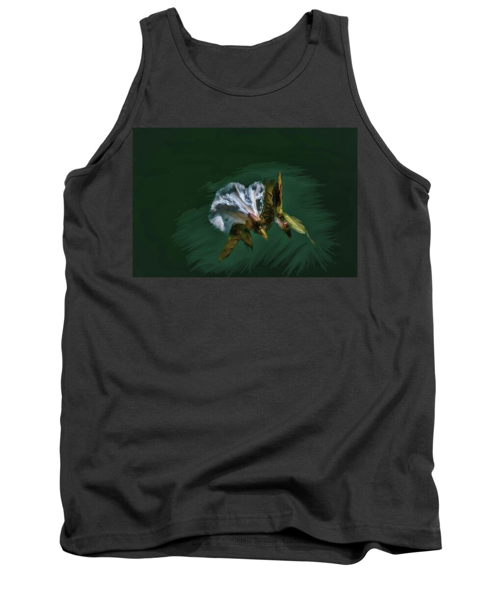Painted Bindweed Tank Top featuring the photograph Painted Bindweed #i2 by Leif Sohlman