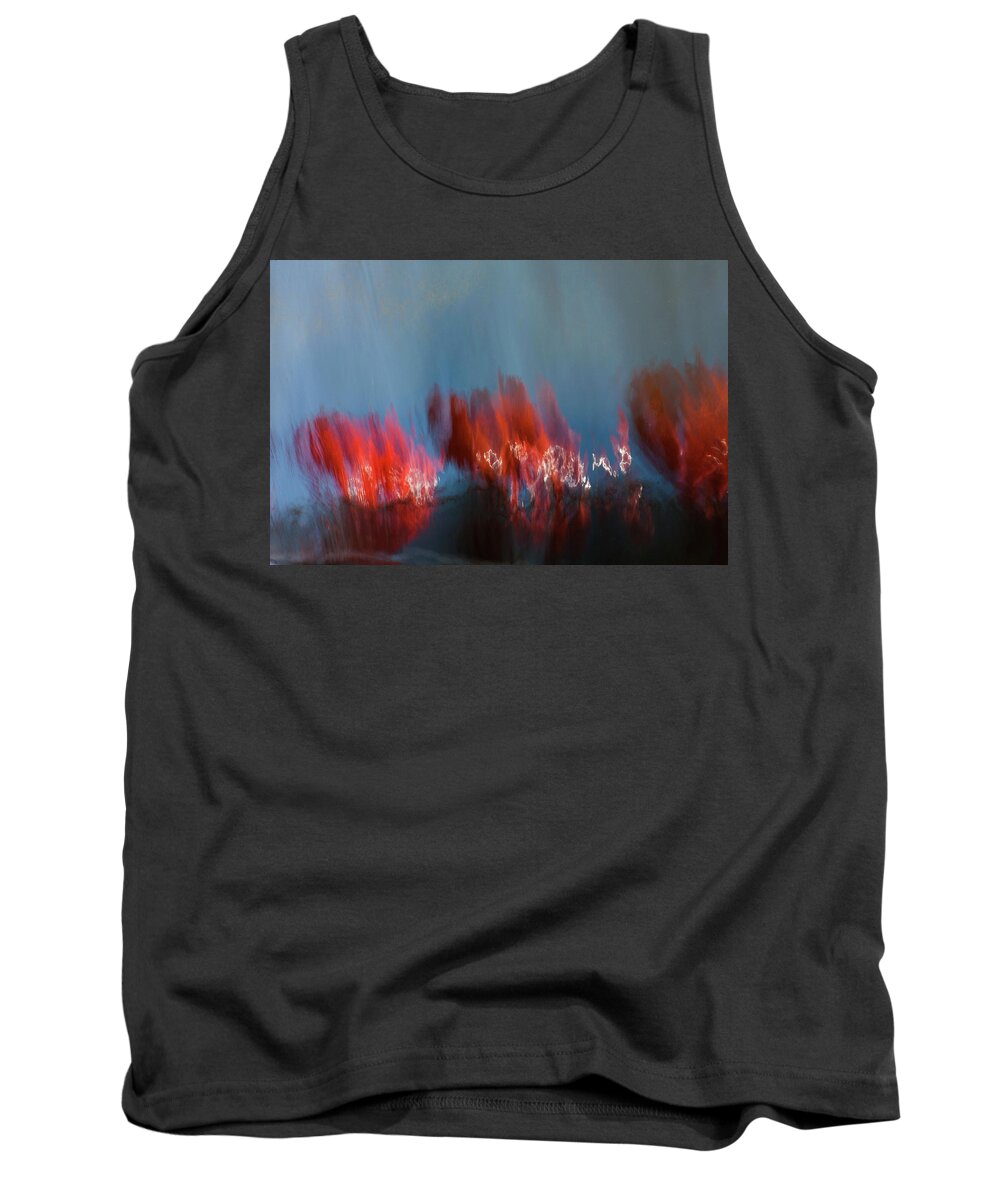 Tank Top featuring the photograph Painting fuccia by Mache Del Campo