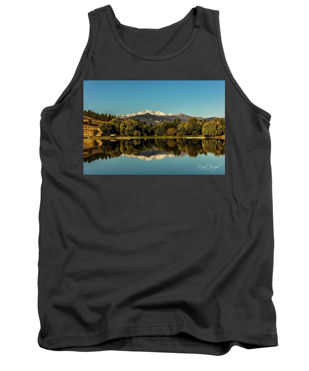 Lake Tank Top featuring the photograph Pearrygin Lake Reflection by Mark Joseph