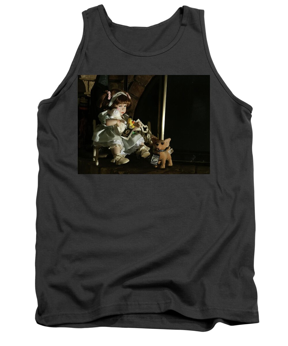 Doll Tank Top featuring the photograph Pouty by C Winslow Shafer