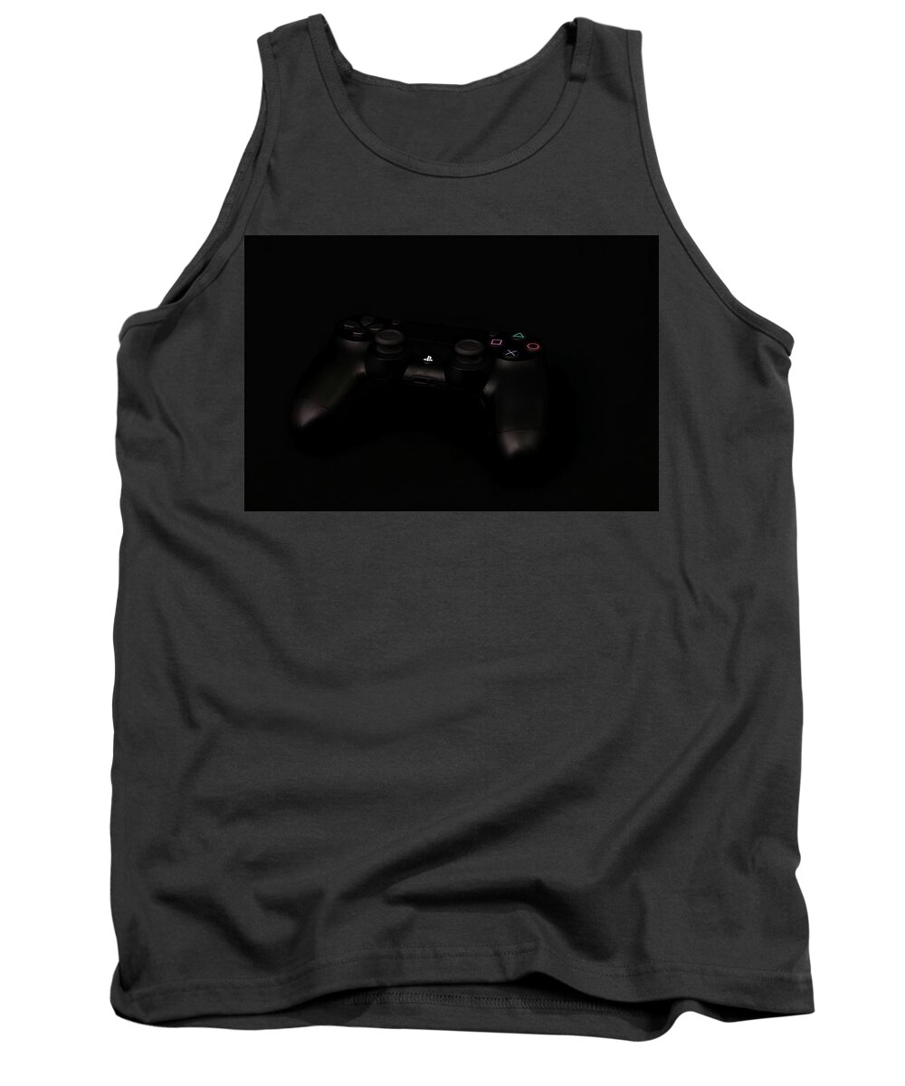 Background Tank Top featuring the photograph PS4 Controller by Darryl Brooks