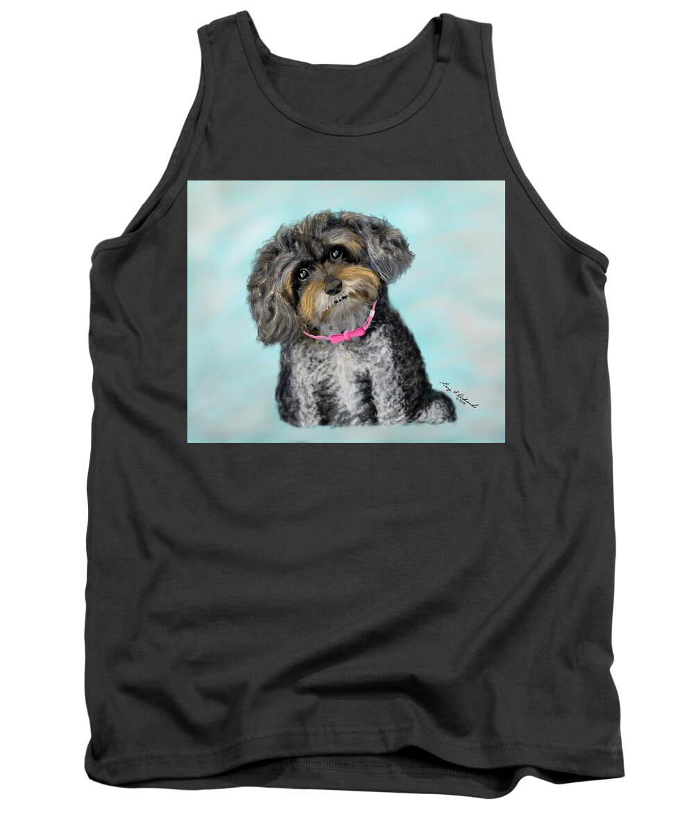 Gary Tank Top featuring the digital art Really? by Gary F Richards