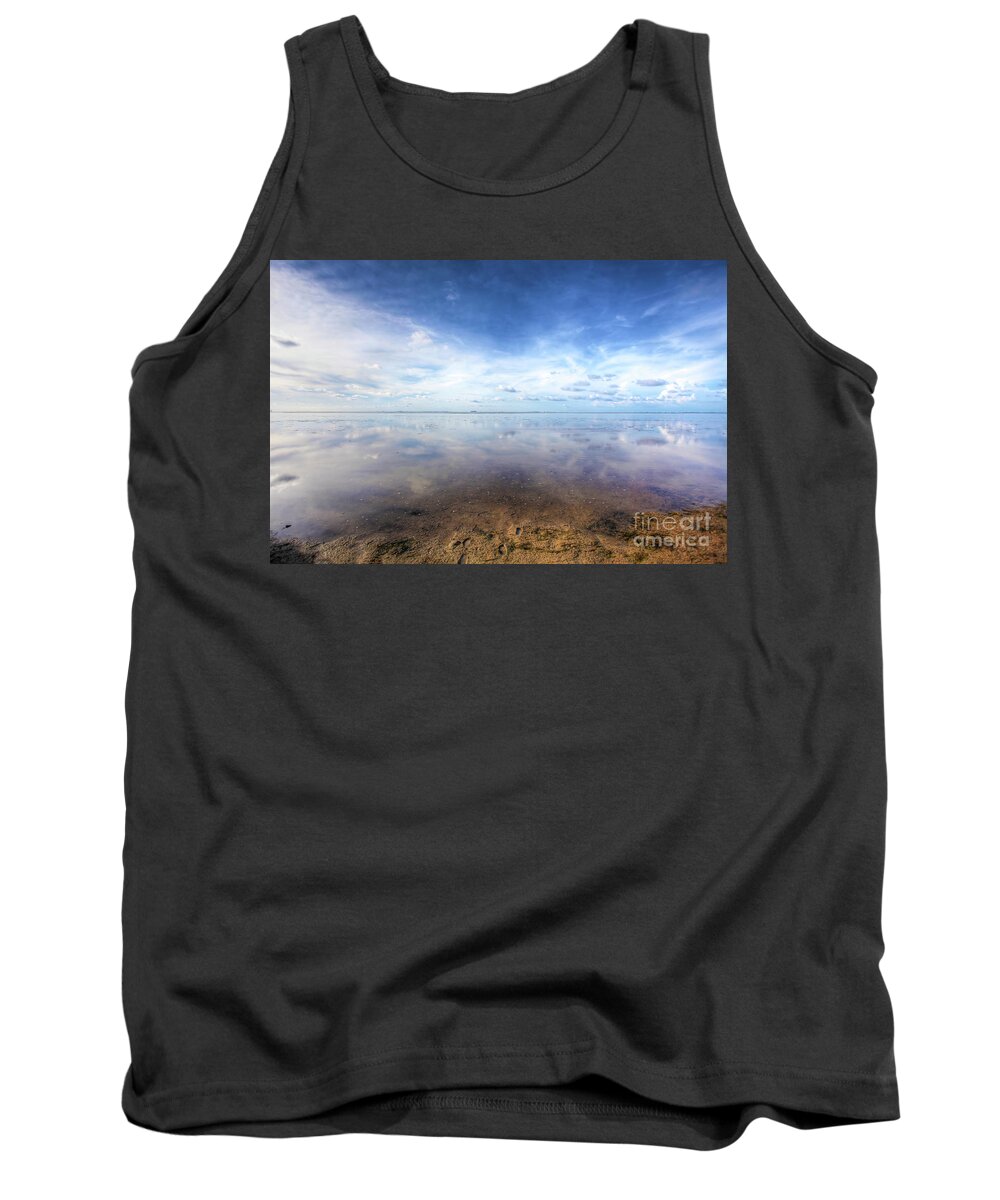 Reflections In The Bay Tank Top featuring the photograph Reflections In The Bay by Felix Lai