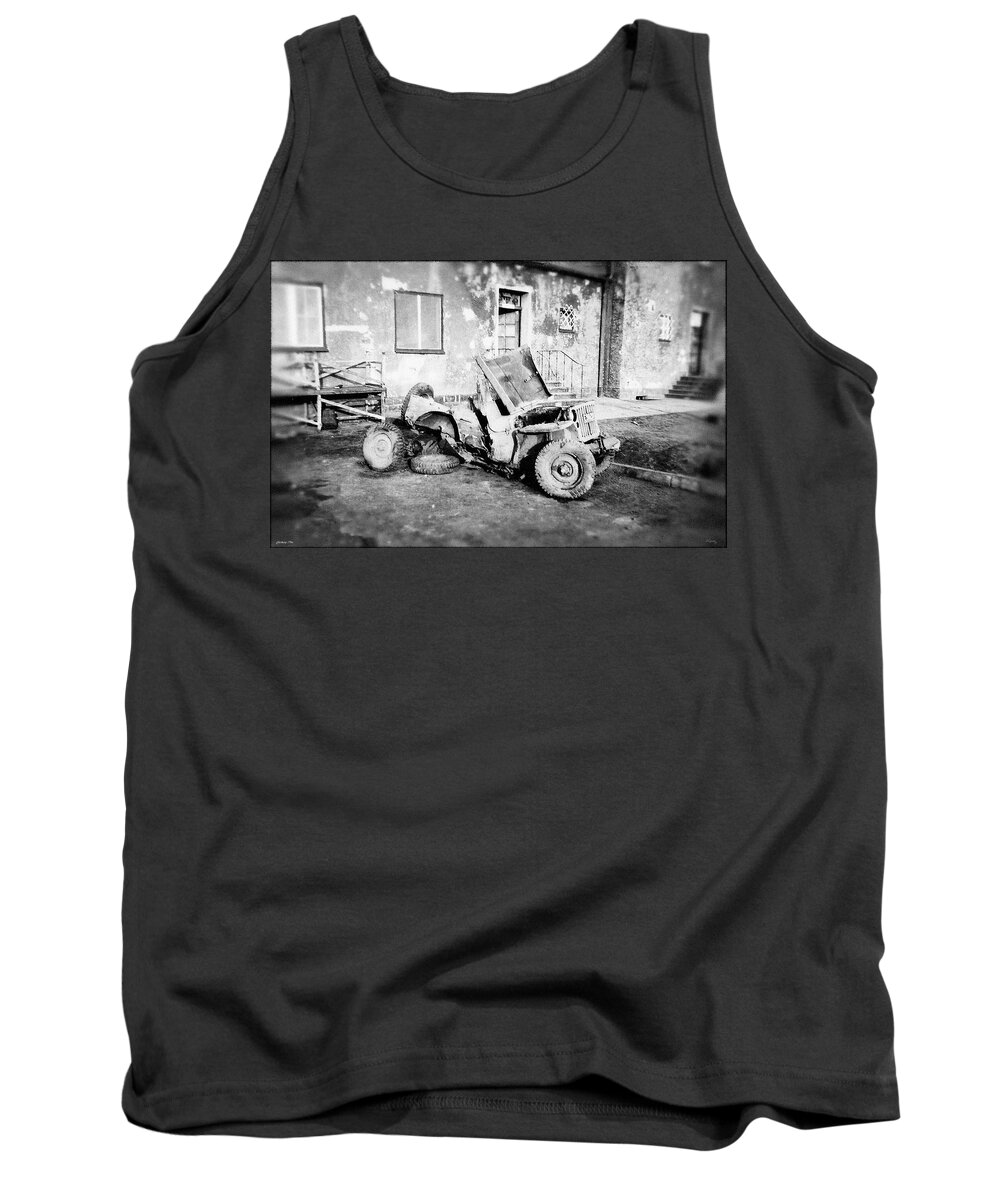 Jeep Tank Top featuring the photograph Remnants Of War by Glenn McCarthy Art and Photography