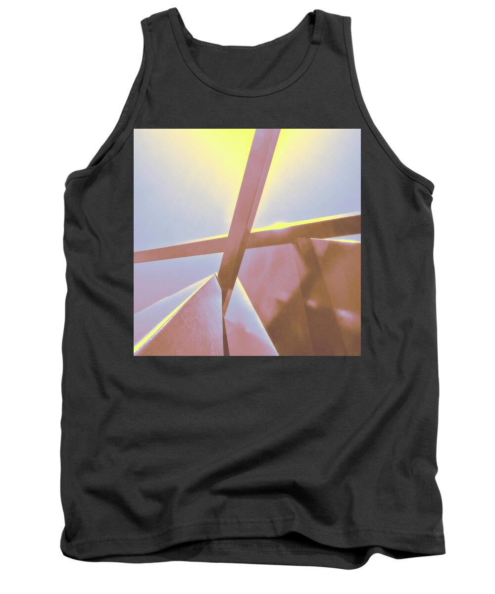 Resurrection Tank Top featuring the photograph RESURRECTION FIRST LIGHT Rise of Abstraction by William Dey