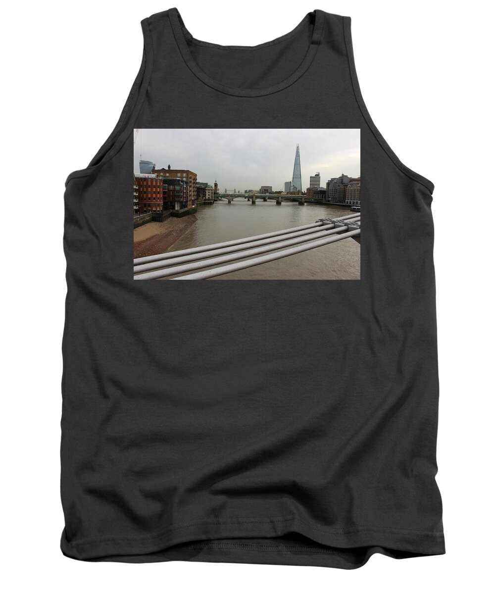River Tank Top featuring the photograph River Thames in August by Laura Smith
