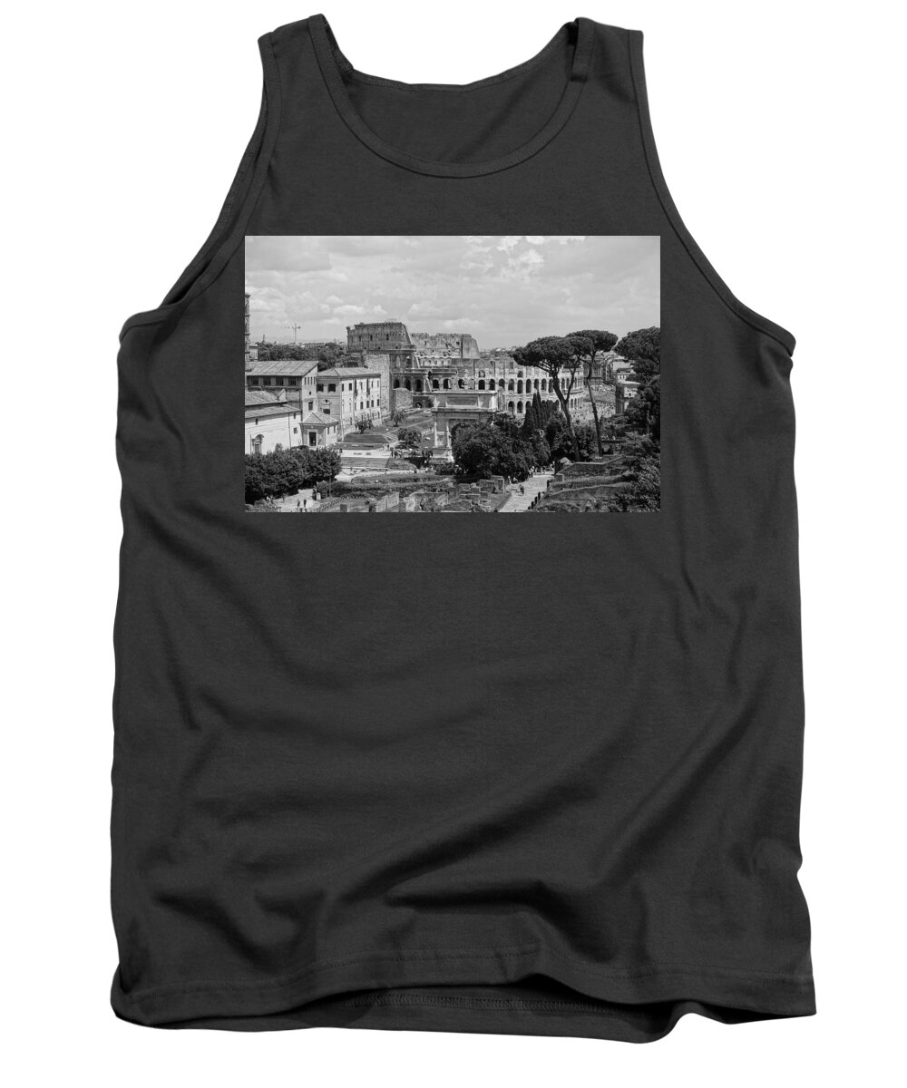Colosseum Tank Top featuring the photograph Roman Colosseum in the Distance by Patricia Caron